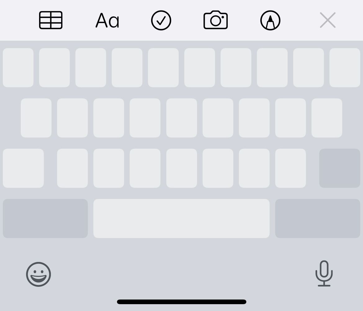 Mover o cursor no teclado do iPhone