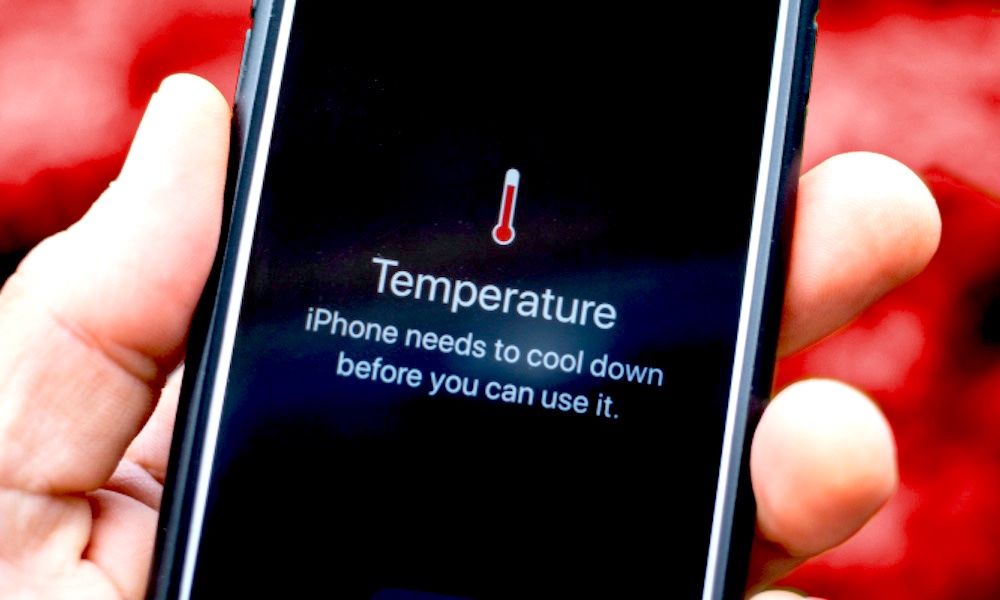 Aviso para arrefecer o iPhone devido a temperatura demasiado elevada
