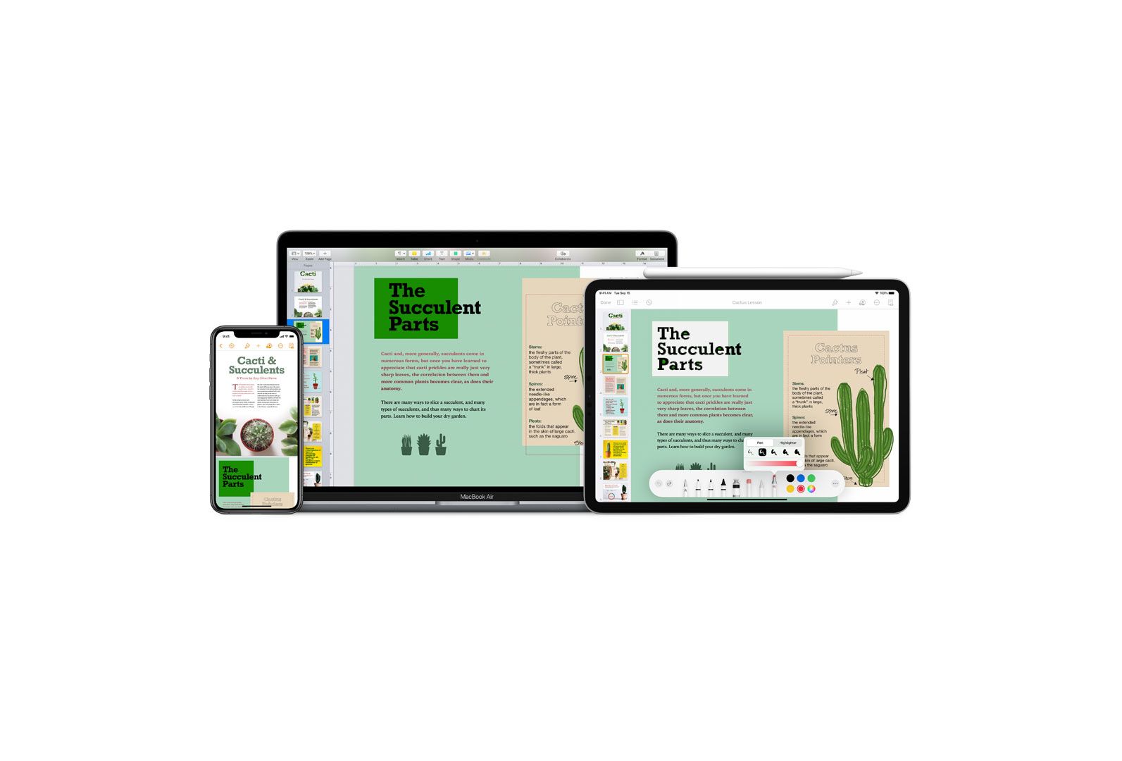 Como realizar colaborações com o Pages, Numbers e Keynote