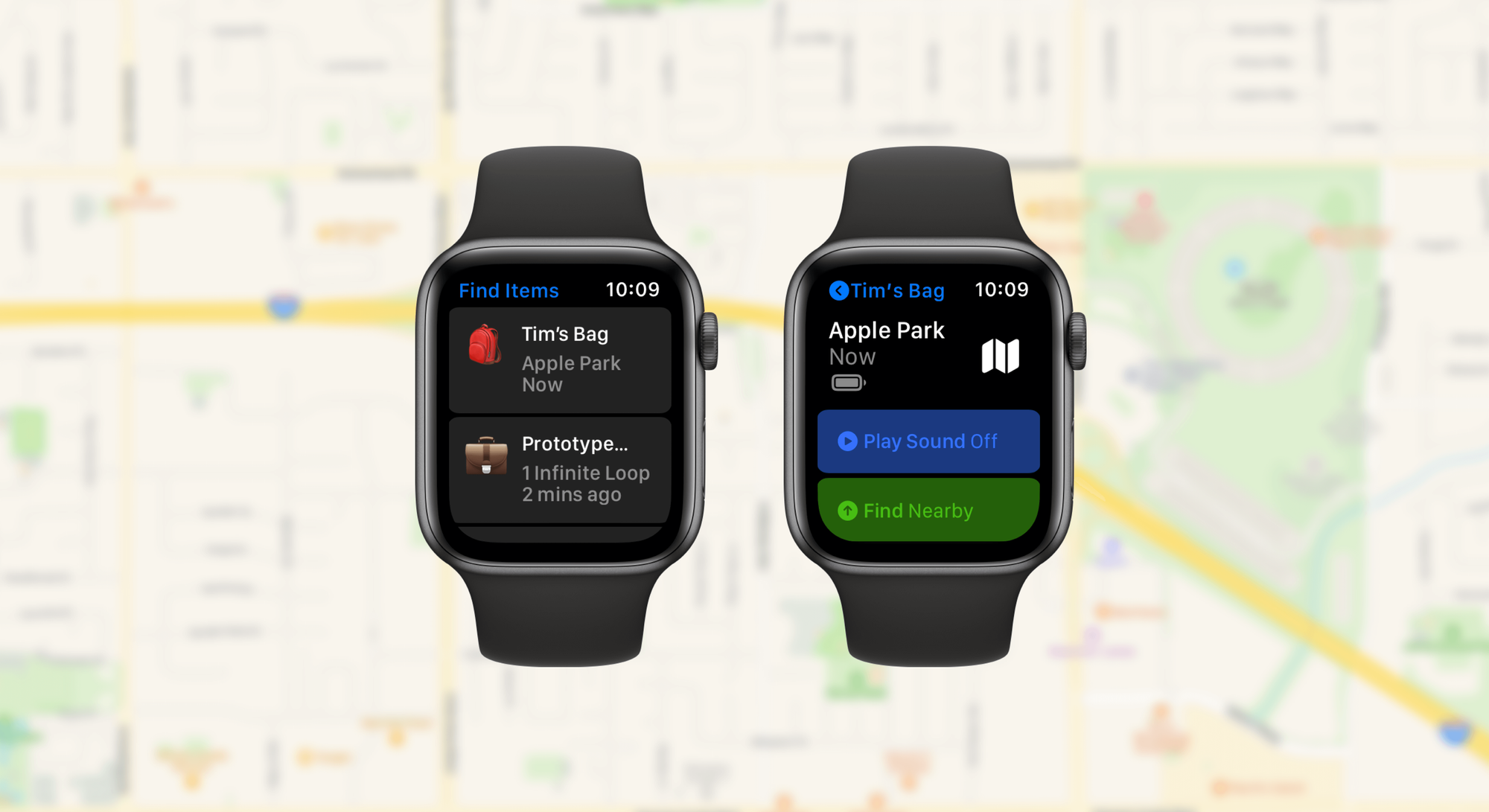 Localizar objetos com AirTags através do Apple Watch com aplicação