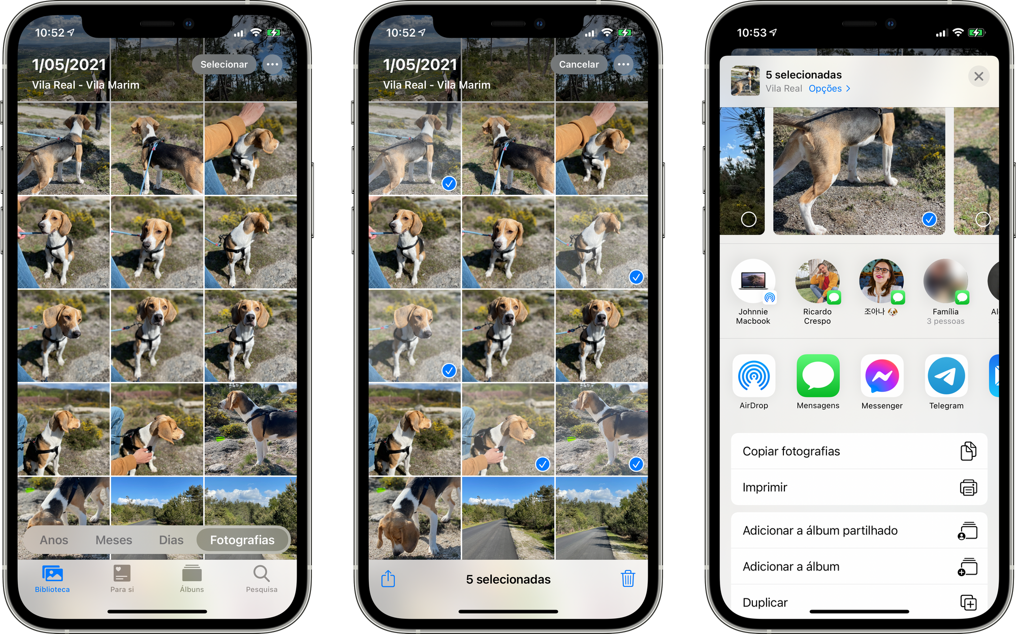 Imprimir fotografias através do iPhone ou iPad