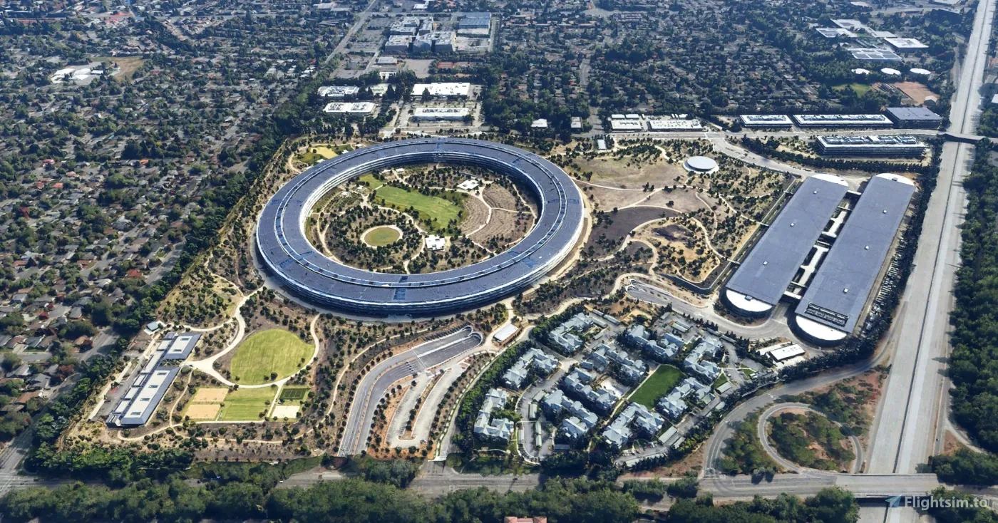 Apple Park | Fonte: Flightsim.to