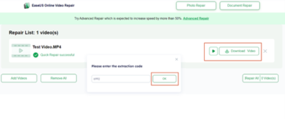 clica em download vídeo