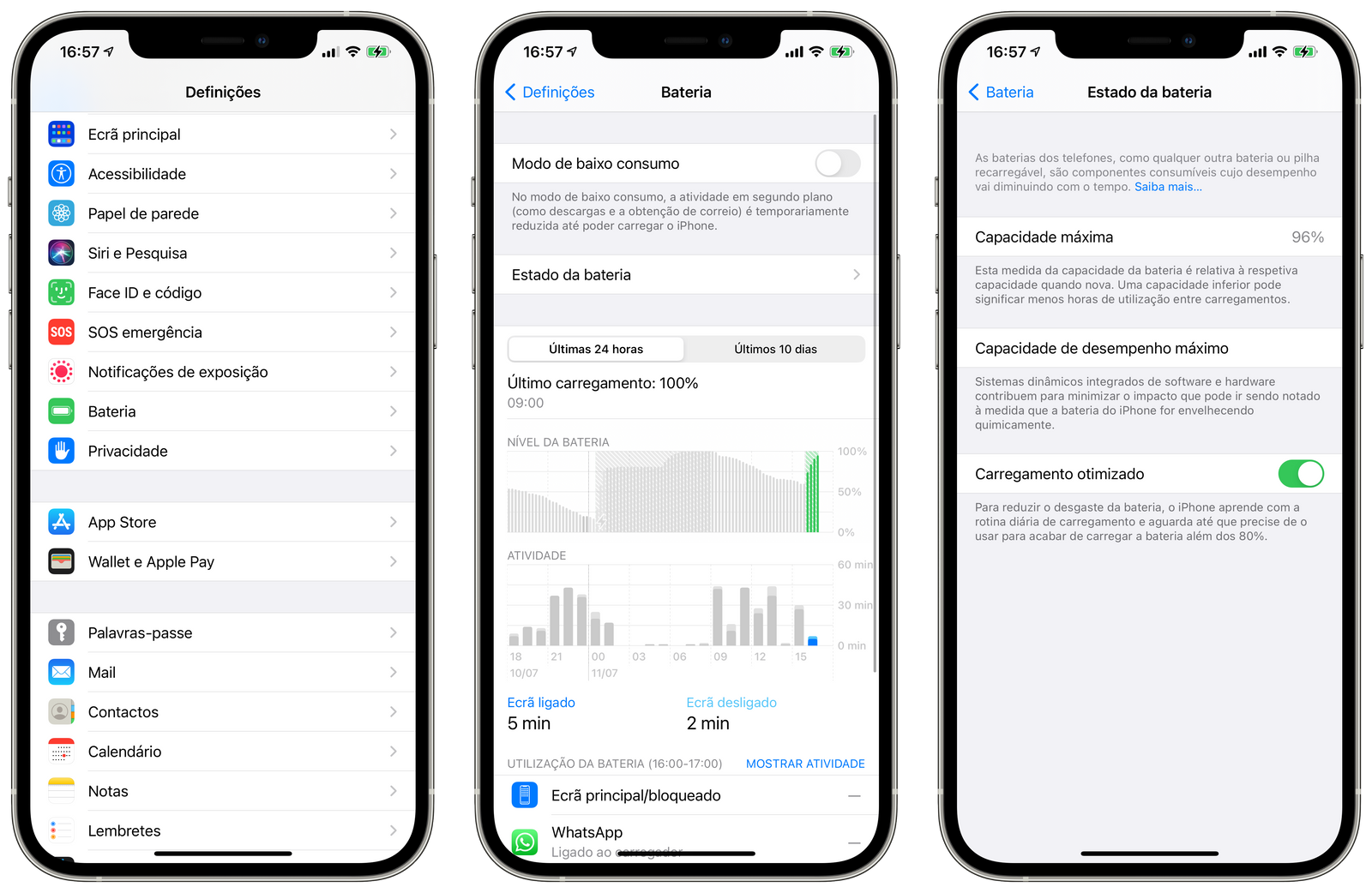 Para conseguires gerir melhor a utilização da tua bateria