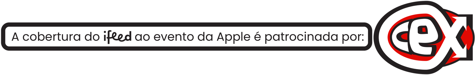 A cobertura do iFeed ao Evento da Apple é patrocinada por: CeX - We Buy