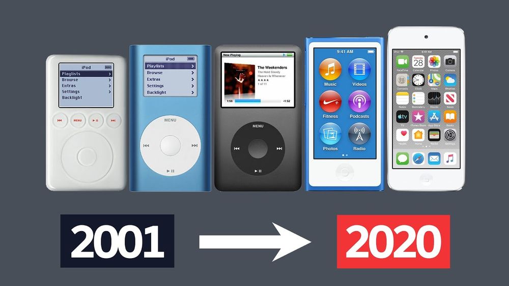 Novo ipod redesenhado e com novas cores 