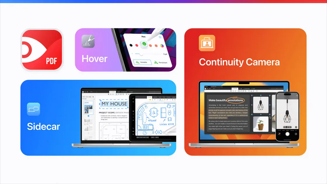 O PDF Expert acabou de ficar ainda melhor: Sidecar e Câmara de Continuidade são agora suportados