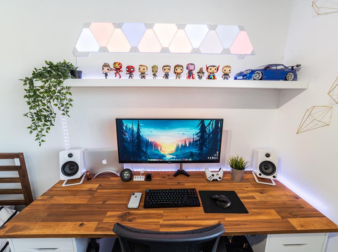 A melhor iluminação para um setup Apple