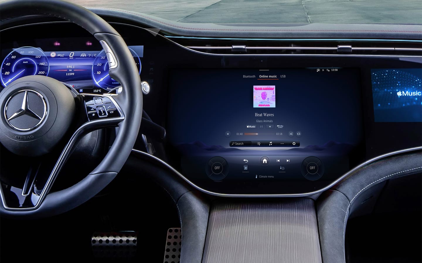 Áudio Espacial no Apple Music chega a veículos Mercedes-Benz