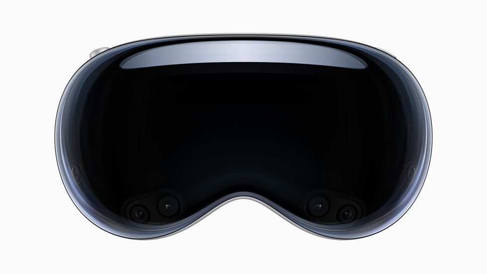 Apple Vision Pro vistos de frente.