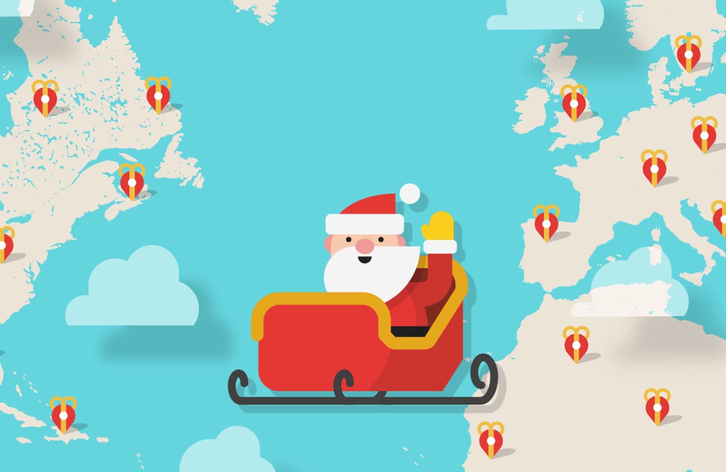 Onde anda o Pai Natal? Acompanha a sua jornada nesta página