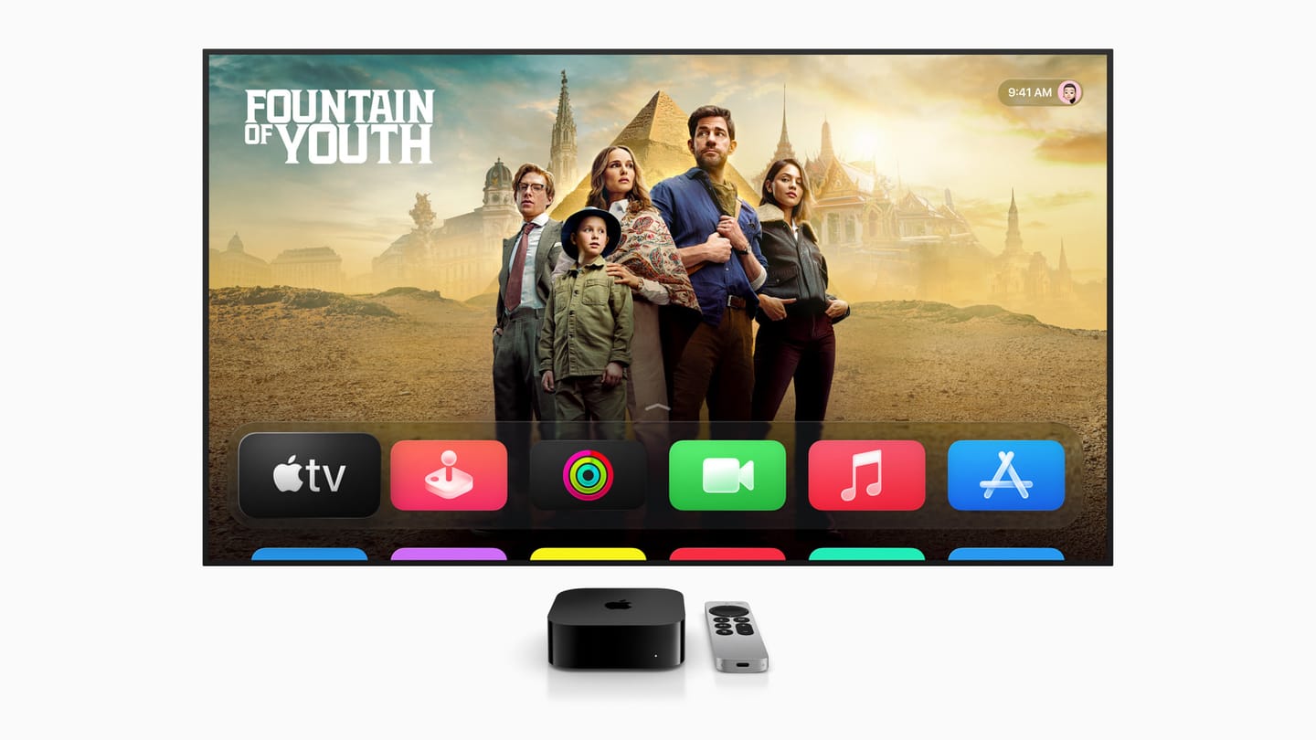 tvOS 26 chega no outono com interface redesenhada