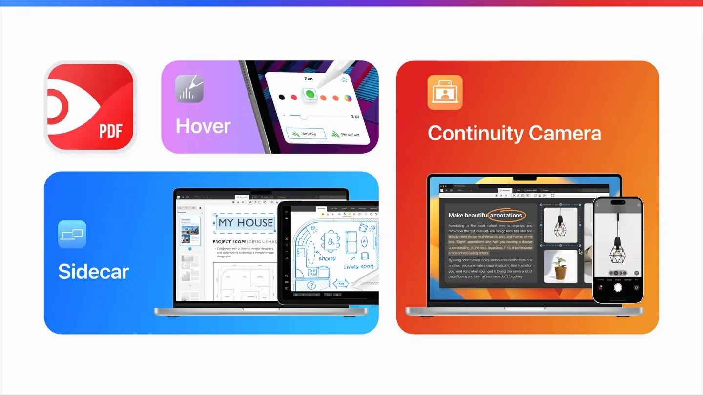 O PDF Expert acabou de ficar ainda melhor: Sidecar e Câmara de Continuidade são agora suportados