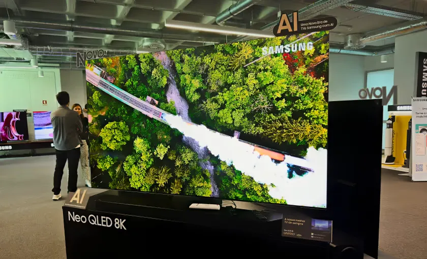 Inteligência em cada pixel: As Smart TVs da Samsung entram na era da IA
