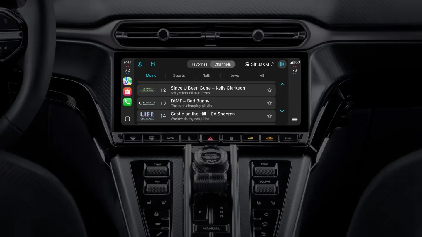 CarPlay Ultra estreia-se nos EUA e Canadá com a Aston Martin