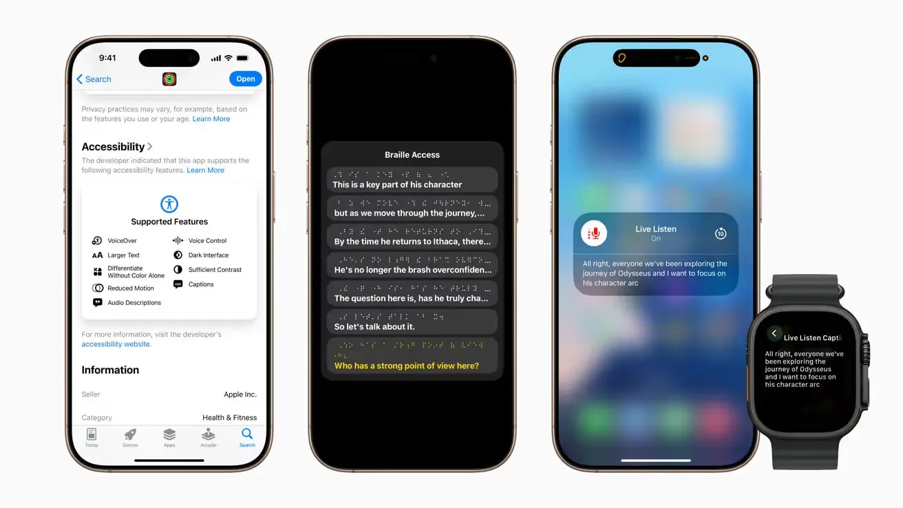 Apple reforça acessibilidade na maioria dos seus dispositivos