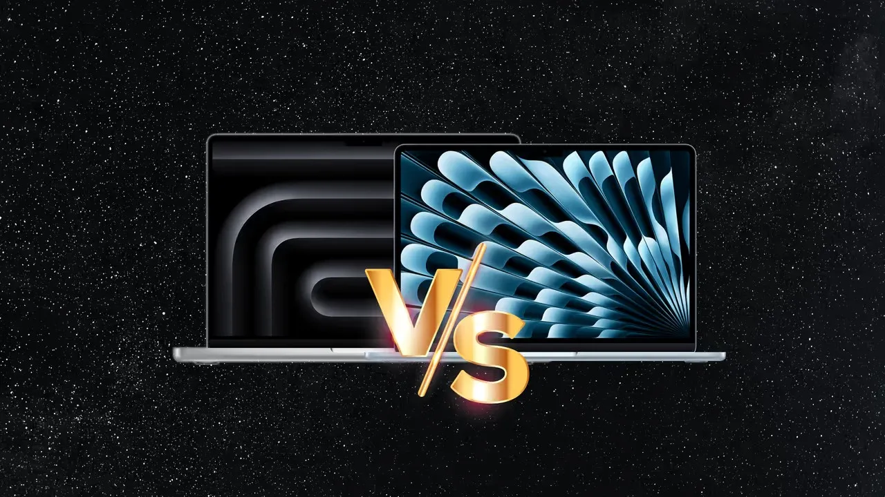 MacBook Pro (M5) vs. MacBook Air (M4) - Há uma diferença que salta à vista