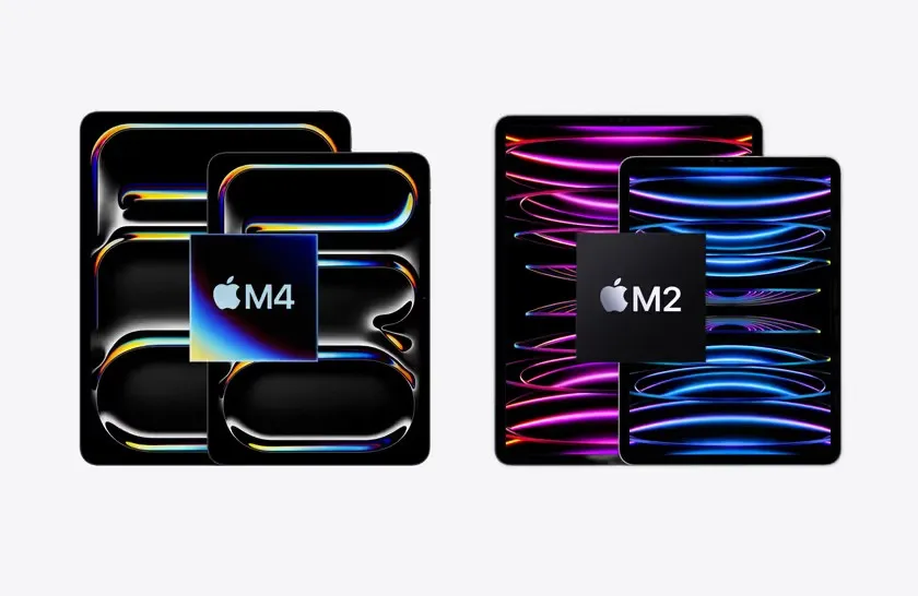 iPad Pro M4 (2024) vs. M2 (2022) - Igualdades e diferenças