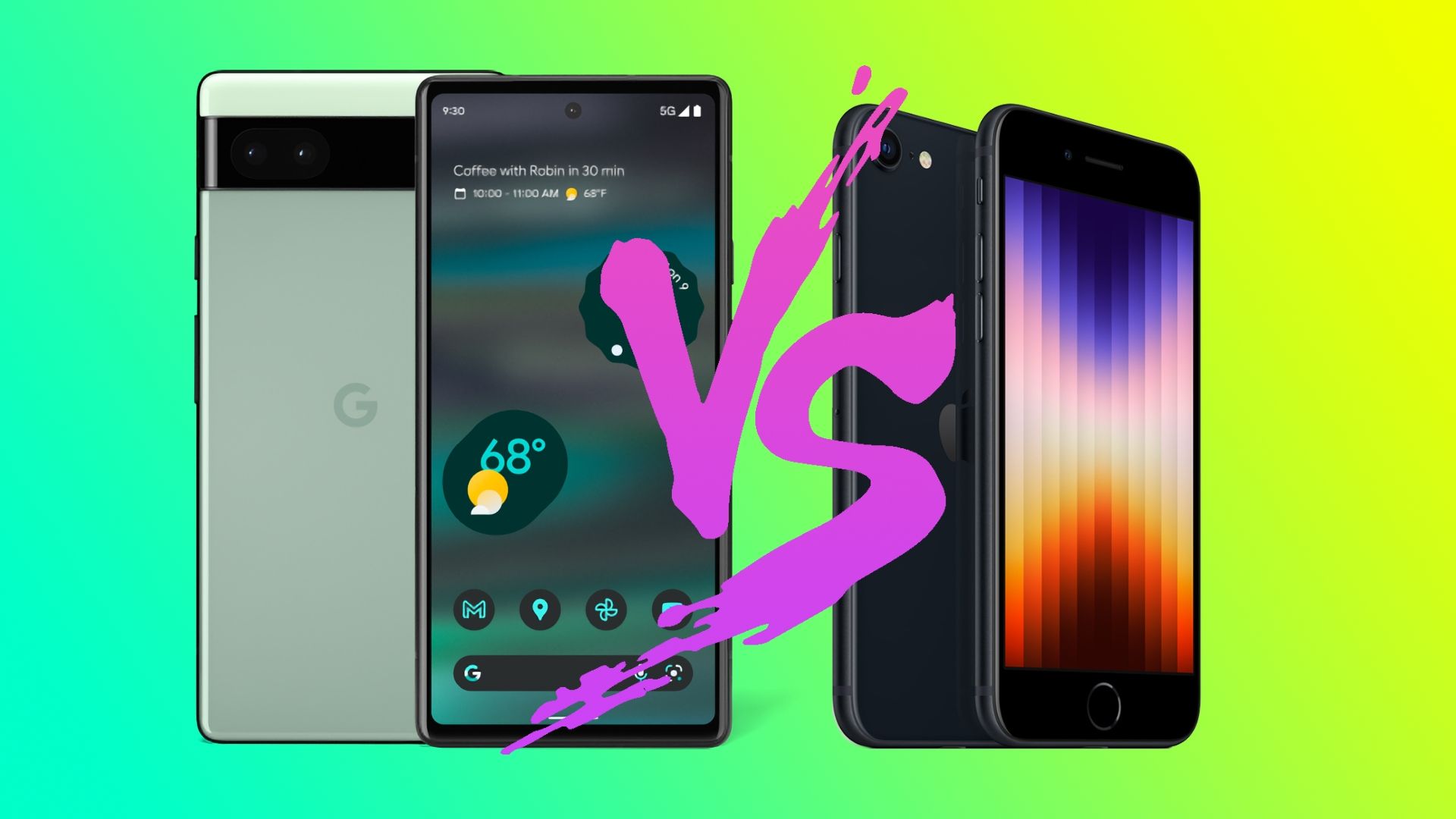 Google Pixel 6a VS iPhone SE: a batalha da gama média