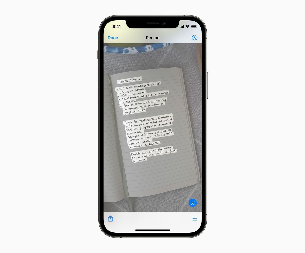 iOS 15:  Texto ao vivo - um passo de gigante