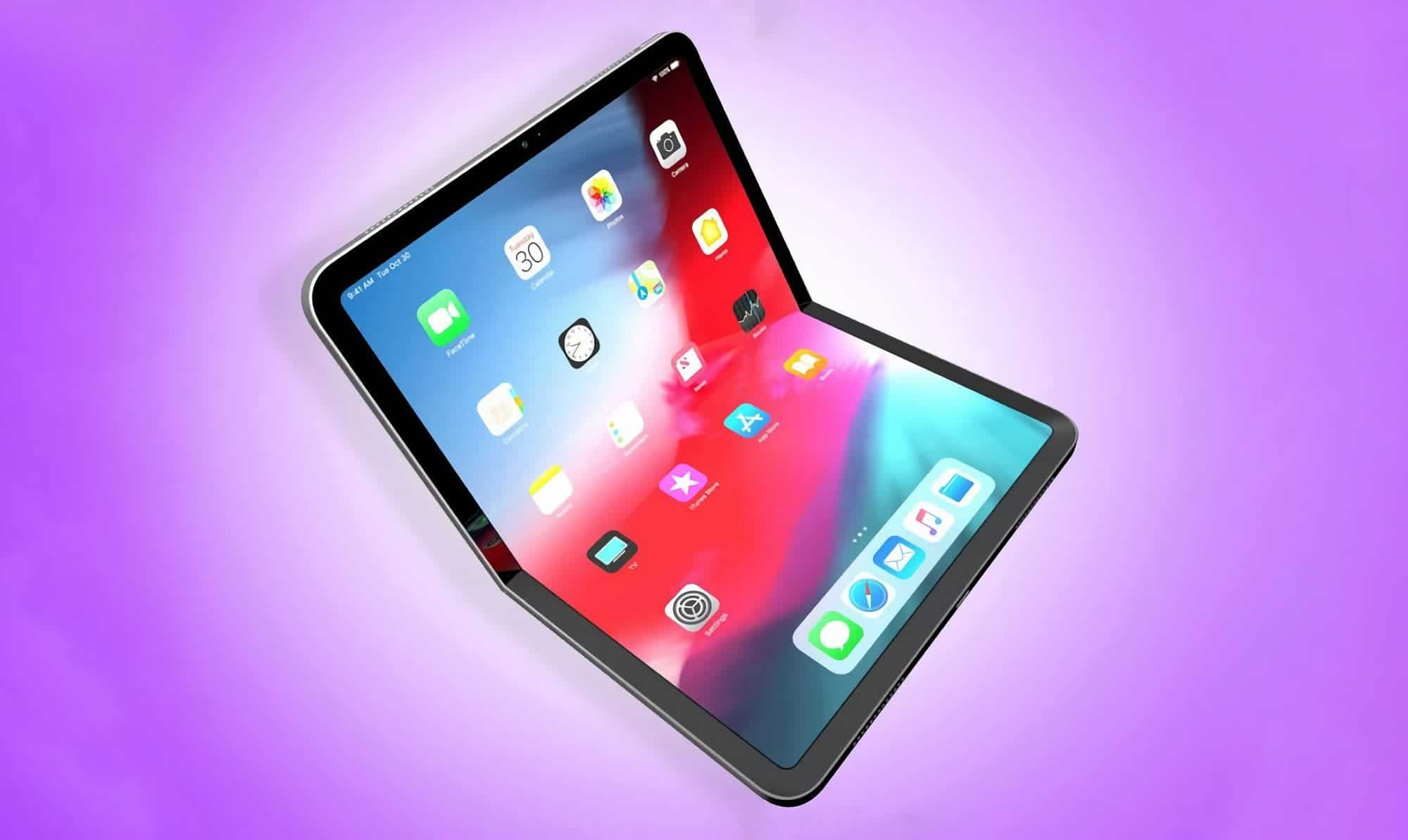 iPad dobrável com suporte em fibra de carbono chegará em 2024