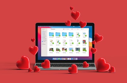 Protege as tuas memórias de São Valentim com o pCloud