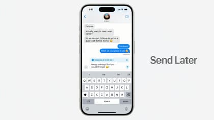 iOS 18 - Sabe como agendar mensagens para mais tarde