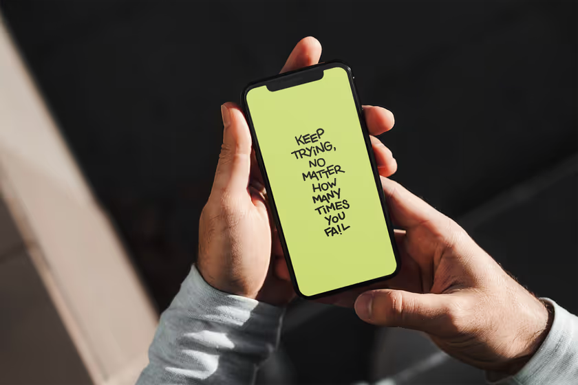 Lettering Wallpapers para iPhone - feitos pelo Kevin Cruz