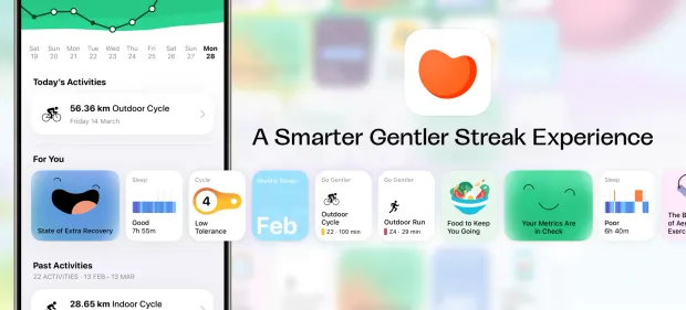 Nova atualização do Gentler Streak torna a experiência mais simples intuitiva