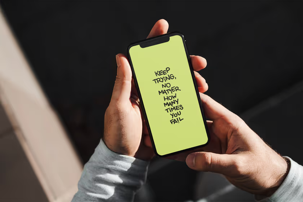 Lettering Wallpapers para iPhone - feitos pelo Kevin Cruz