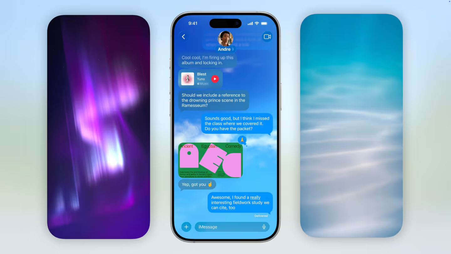 iOS 26: muda o fundo das conversas na app Mensagens com estas dicas