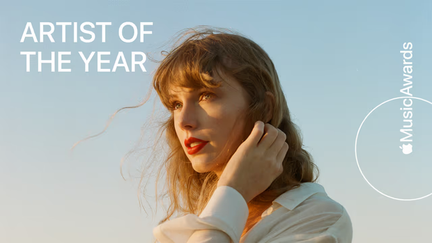 Taylor Swift conquista o título de "Artista do Ano" do Apple Music