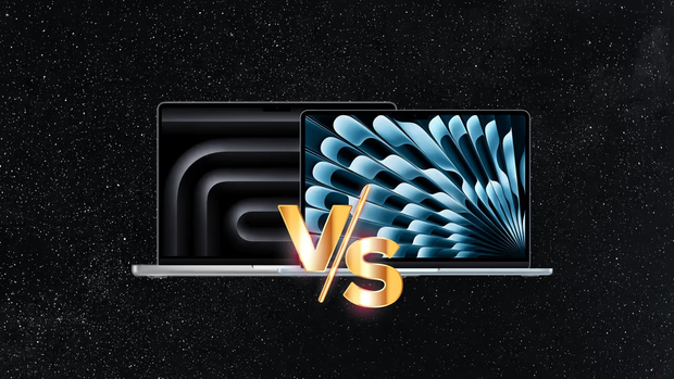 MacBook Pro (M5) vs. MacBook Air (M4) - Há uma diferença que salta à vista