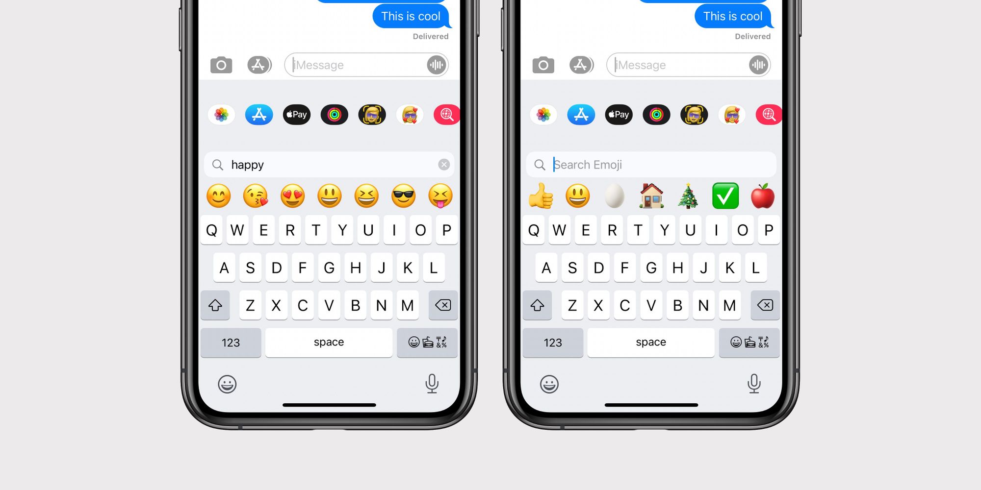iOS 14 permite pesquisas por emojis no teclado