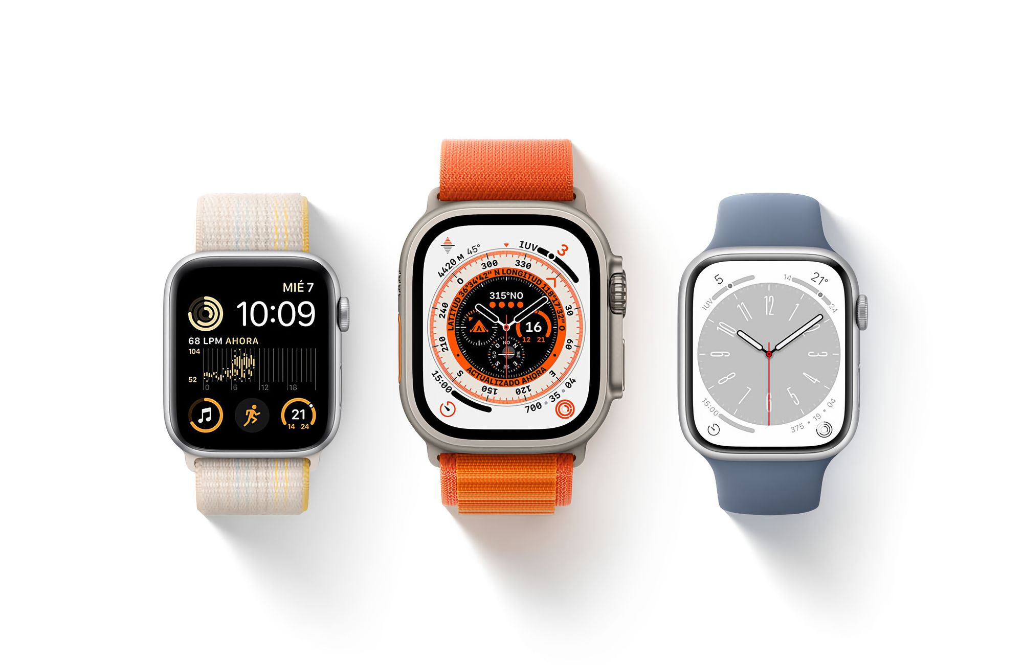 Comparámos os 3 novos modelos de Apple Watch: SE 2, Series 8 e o Ultra